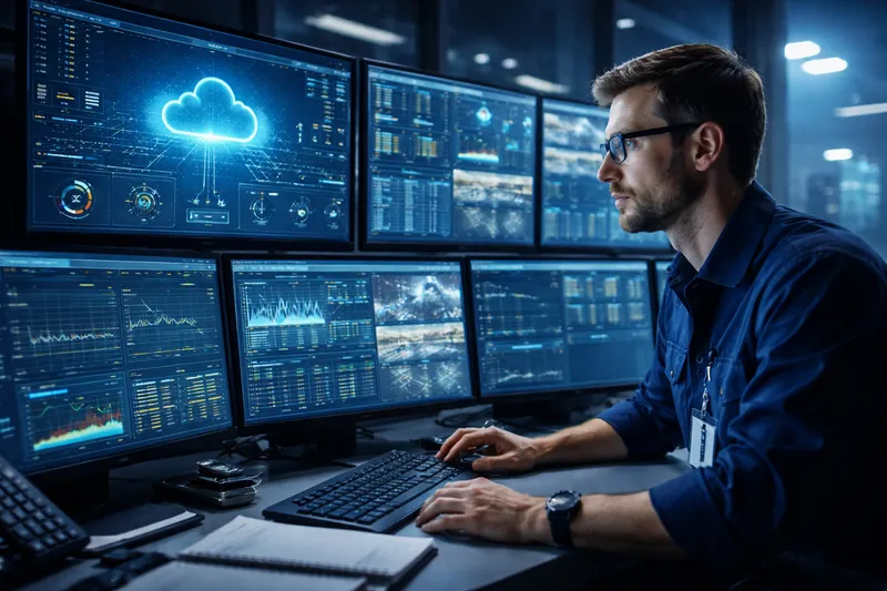 Transmisión de datos desde equipos industriales a la nube
